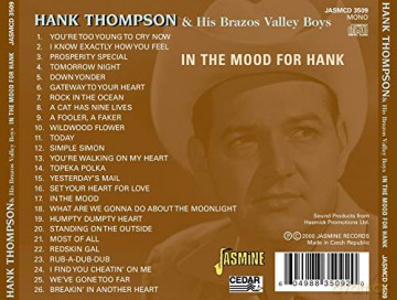 Hank Thompson: In The Mood For Hank [CD]