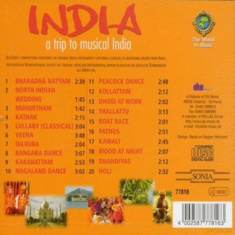 India - A Trip To Musical India [CD]