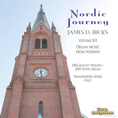 James D. Hicks - Nordic Journey Vol.12 Organ Music from Norway [CD]