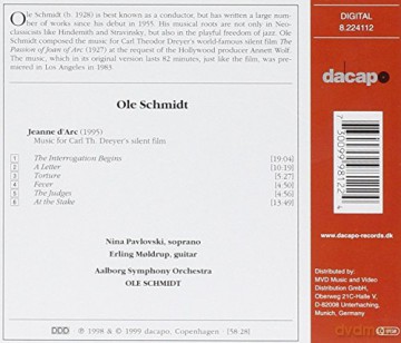 Ole Schmidt: Jeanne d'Arc (Filmmusik) [CD]