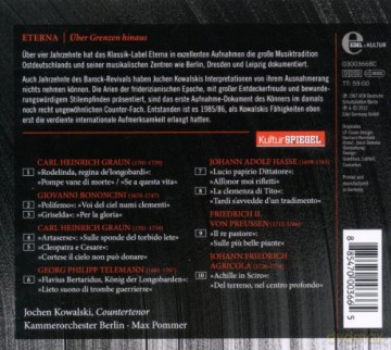 Jochen Kowalski - Arien aus der Berliner Operngeschichte [CD]