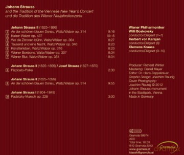 Johann Strauss and the Tradition of the New Year' s Concert [CD]