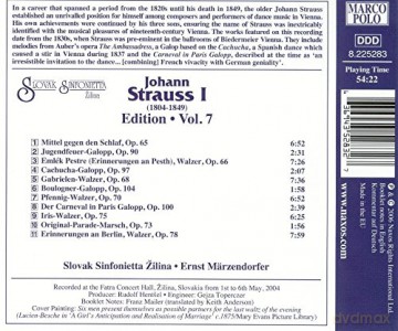 Johann Strauss I: Johann Strauss Edition Vol.7 [CD]