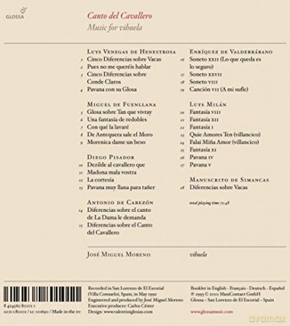 Jose Miguel Moreno - Music for Vihuela [CD]