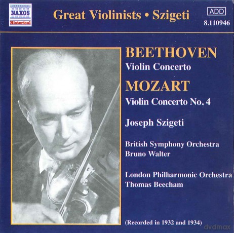 Joseph Szigeti spielt Violinkonzerte [CD]