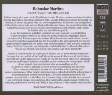 Bohuslav Martinu: Julietta (in dt.Spr.) [3CD]