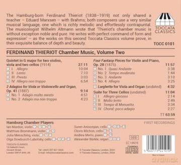 Ferdinand Thieriot: Kammermusik Vol.2 [CD]