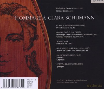 Katharina Deserno - Hommage a Clara Schumann [CD]