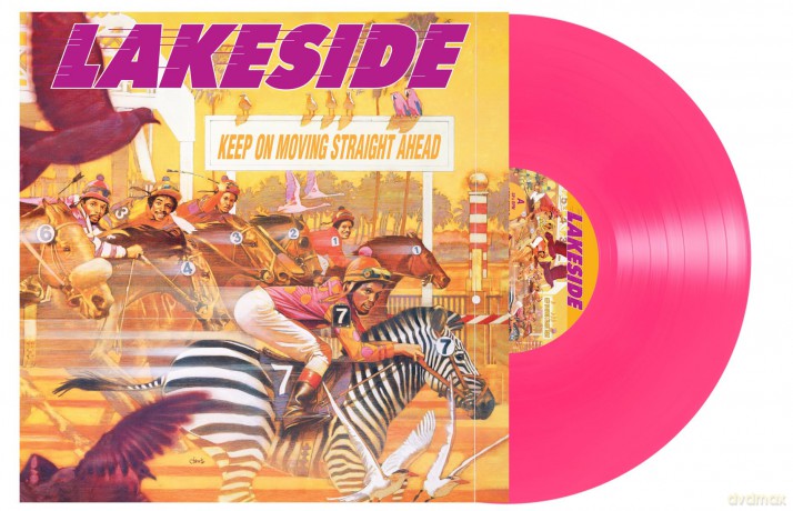 Lakeside: Keep On Moving Straight Ahead (Florescent Red) [Winyl]