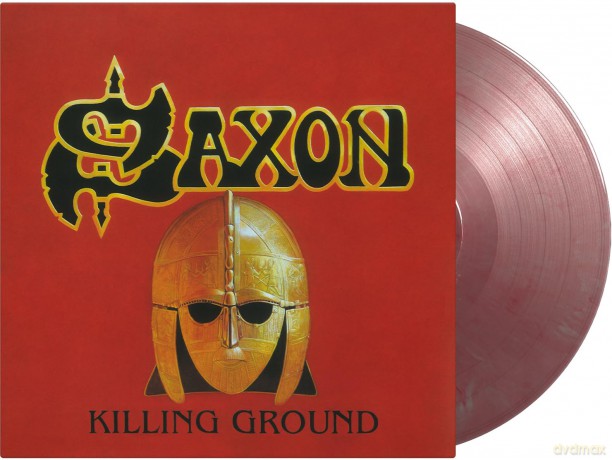 Saxon: Killing Ground (Limited Numbered) (Red & Silver Marbled) [Winyl]