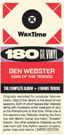 Ben Webster: King Of The Tenors (+3 Bonus Tracks) (Limited) [Winyl]