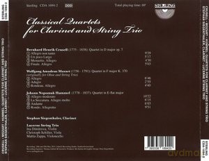 Bernhard Crusell: Klarinettenquartett Nr.3 [CD]