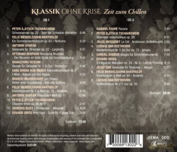 Klassik ohne Krise - Zeit zum Chillen [2CD]