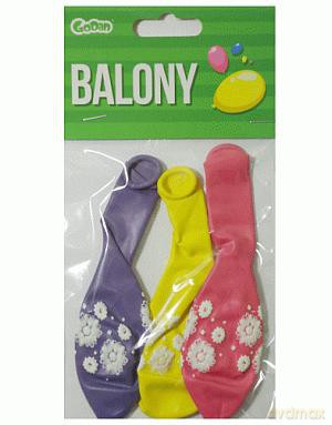 Balon Kwiaty Tonowane