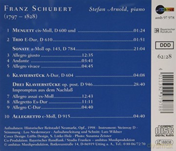 Franz Schubert: Klaviersonate D.784 [CD]