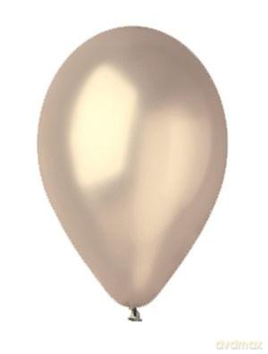 Balony 26cm Metaliczne Srebrne