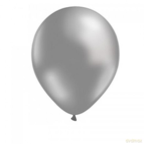 Balony 30 Cm Metaliczne Srebrne (100 szt)