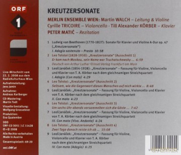 Leos Janacek: Klaviertrio Kreutzersonate [CD]