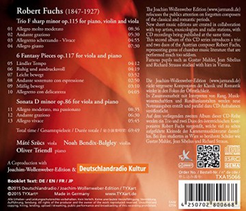 Robert Fuchs: Klaviertrio op.115 [CD]