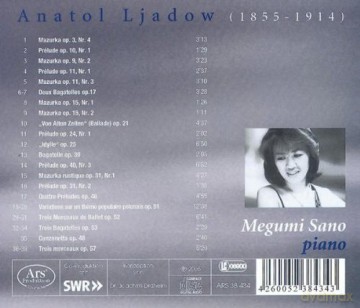 Anatoly Liadow: Klavierwerke [CD]