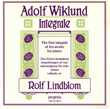 Adolf Wiklund: Klavierwerke [CD]