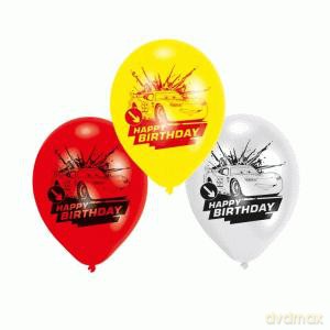 Balony Cars Happy Birthday