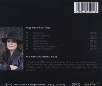 Hugo Wolf: Klavierwerke [CD]