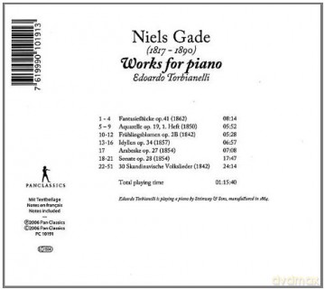 Niels Wilhelm Gade: Klavierwerke [CD]