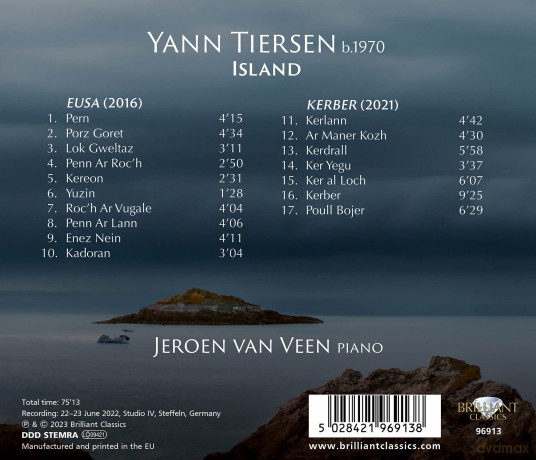 Yann Tiersen: Klavierwerke Island [CD]