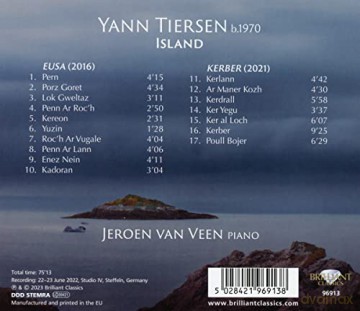 Yann Tiersen: Klavierwerke Island [CD]