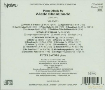 Cecile Chaminade: Klavierwerke Vol.3 [CD]