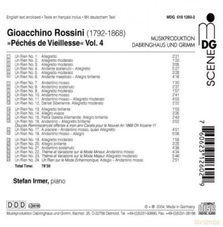 Gioacchino Rossini: Klavierwerke Vol.4 [CD]