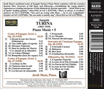 Joaquin Turina: Klavierwerke Vol.5 [CD]