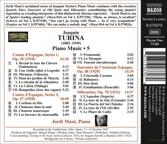 Joaquin Turina: Klavierwerke Vol.5 [CD]
