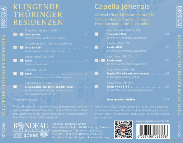 Klingende Thuringer Residenzen [CD]