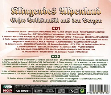 Klingendes Alpenland: Echte Volksmusik aus den Bergen [2CD]
