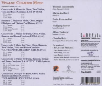 Antonio Vivaldi: Konzerte fur mehrere Instrumente [CD]