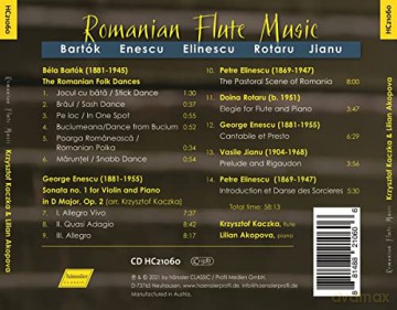 Krzysztof Kaczka - Romanian Flute Music [CD]
