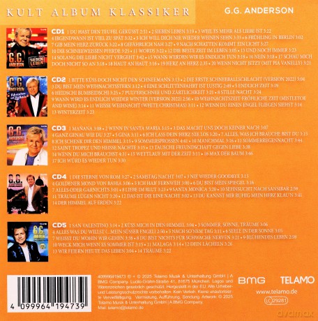 G.G. Anderson: Kult Album Klassiker [5CD]