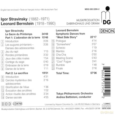 Igor Strawinsky: Le Sacre du Printemps [CD]