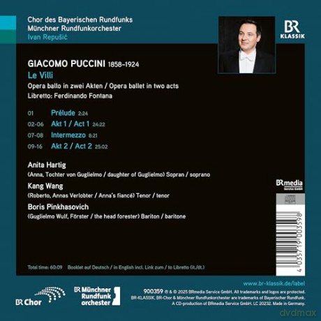 Giacomo Puccini: Le Villi [CD]