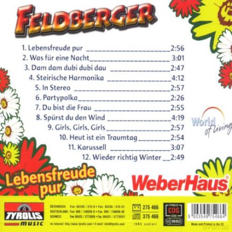 Feldberger: Lebensfreude Pur [CD]