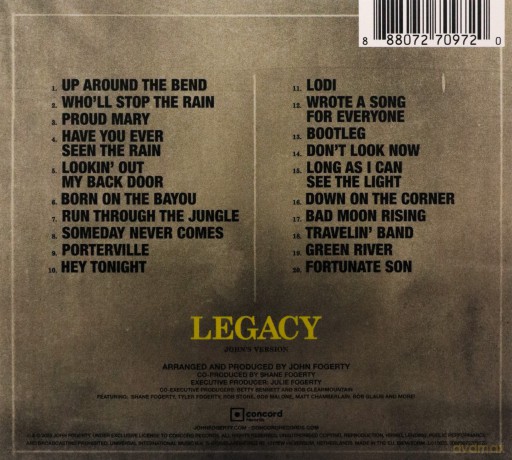 John Fogerty: Legacy: The Creedence Clearwater Revival Years (John's Version) [CD]