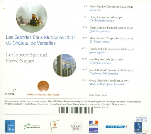 Les Grandes Eaux Musicales De Versailles 2007 [CD]