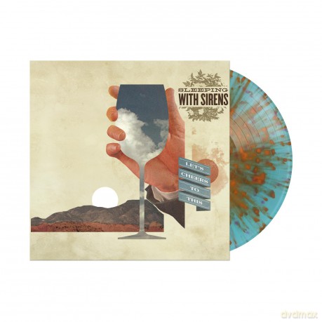 Sleeping With Sirens: Let's Cheers To This (Blue W/ Orange Spatter) [Winyl]