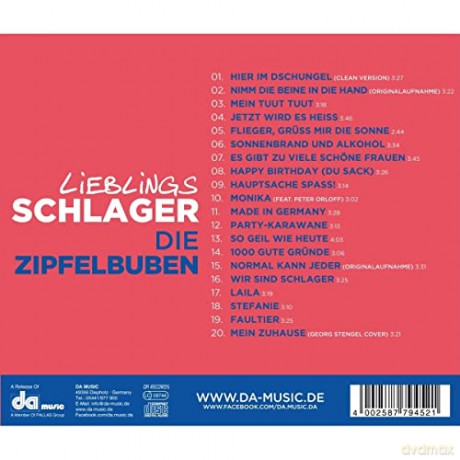 Die Zipfelbuben: Lieblingsschlager [2CD]