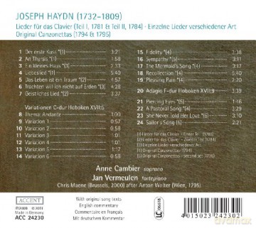 Joseph Haydn: Lieder [CD]