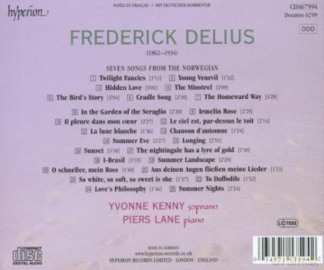 Frederick Delius: Lieder [CD]