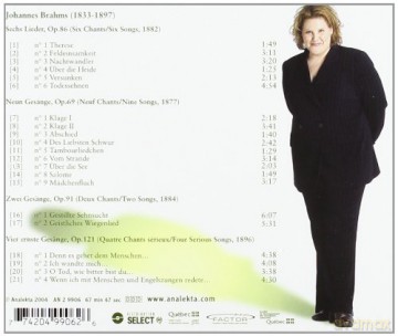 Johannes Brahms: Lieder [CD]