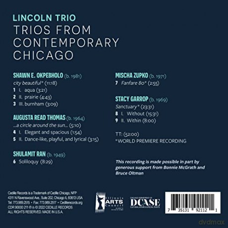 Lincoln Trio - Trios from Contemporary Chicaco [CD]